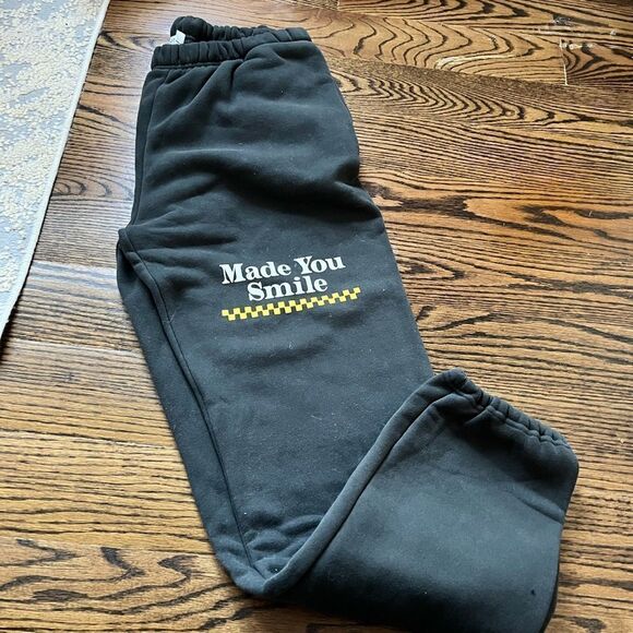 New Mayfair Group Made You Smile Jet Sweatpants - Picture 7 of 9